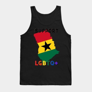 Support LGBTQ+ Ghana Tank Top